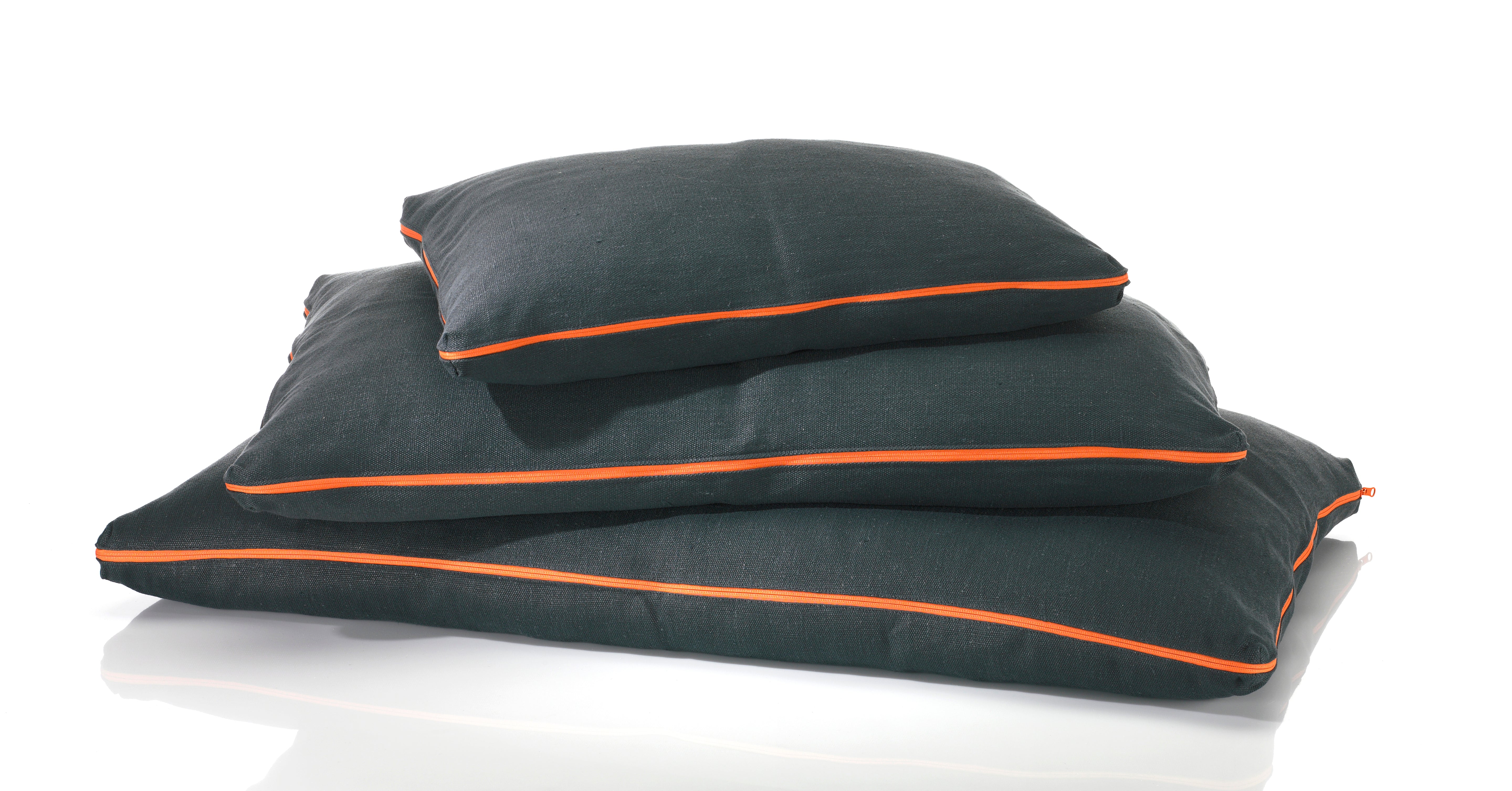 Hundekissen Graphit | Bio-Hanf Bezug antiallergen