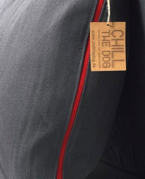 Hundekissen Graphit | Bio-Hanf Bezug antiallergen