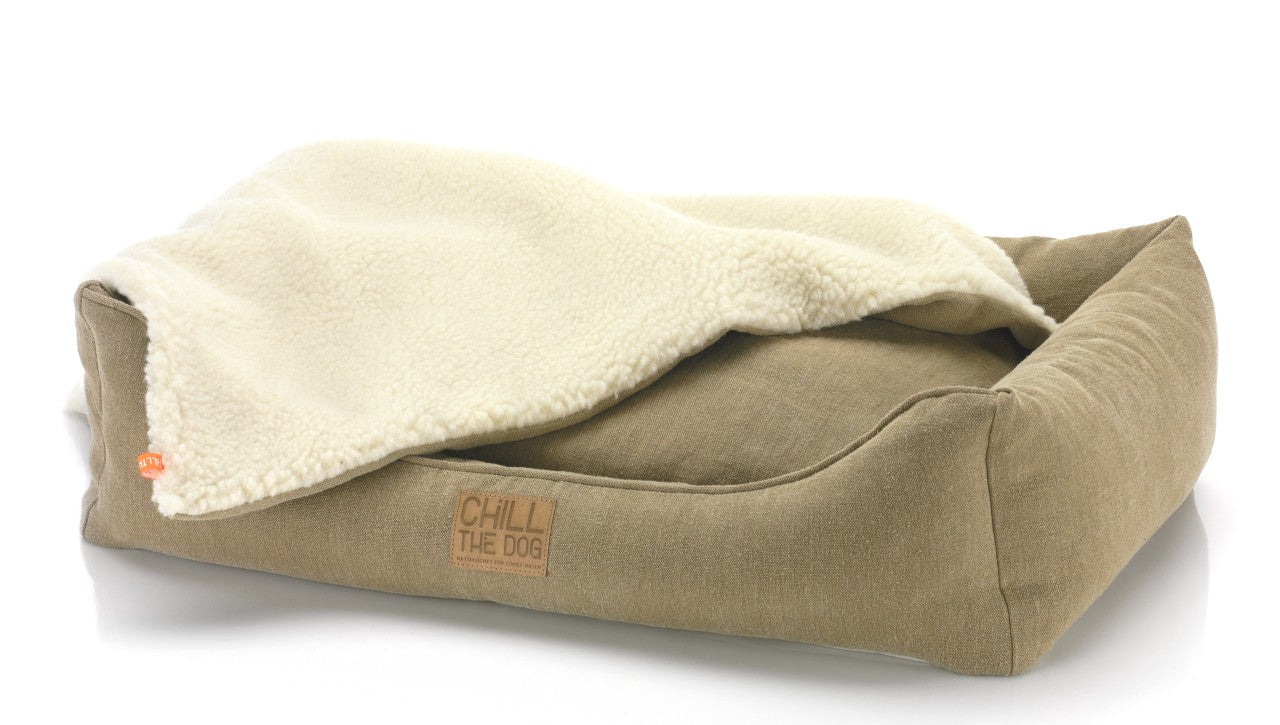 Orthopädisches Hundebett aus Bio-Hanf mit Latex-Kokos-Matratze – nachhaltige Schlaflösung für Hunde mit Gelenkproblemen