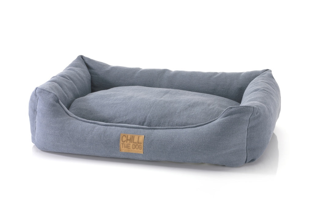 Orthopädisches Hundebett Langschläfer aus Bio-Hanf - bei Milben & Allergien