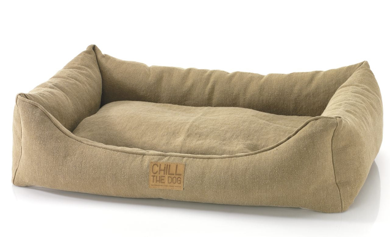 Hundebett Langschläfer | Bio-Hanf & Natur-Latex | neue Farben, gleiche Qualität