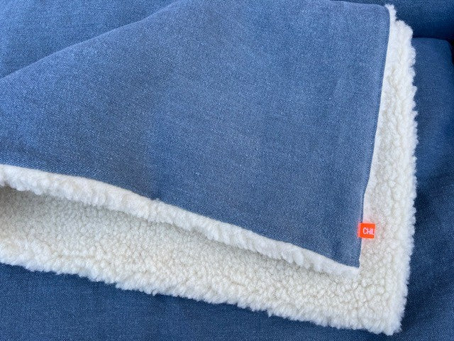 Hundedecke für unterwegs - MääähMobil aus Schafwolle & Bio-Hanf